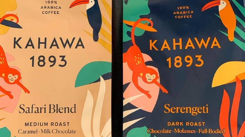 two bags of kahawa 1893 coffee