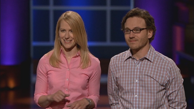 Liz Lovely Cookies founders Liz Scott and Dan Holtz on Shark Tank