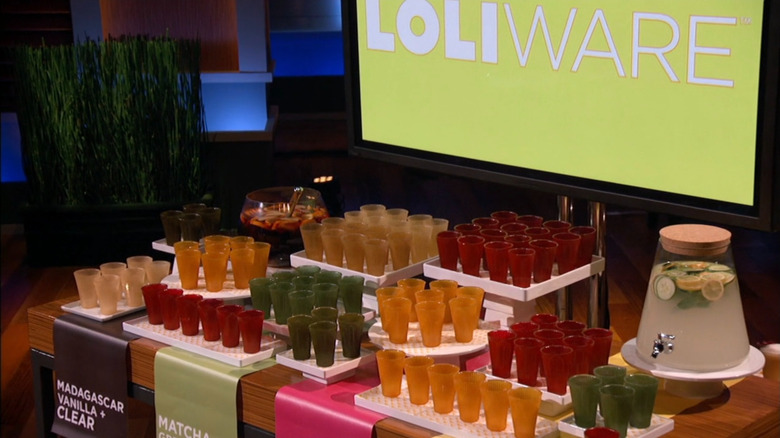 A closeup of Loliware's line of multicolored edible cups