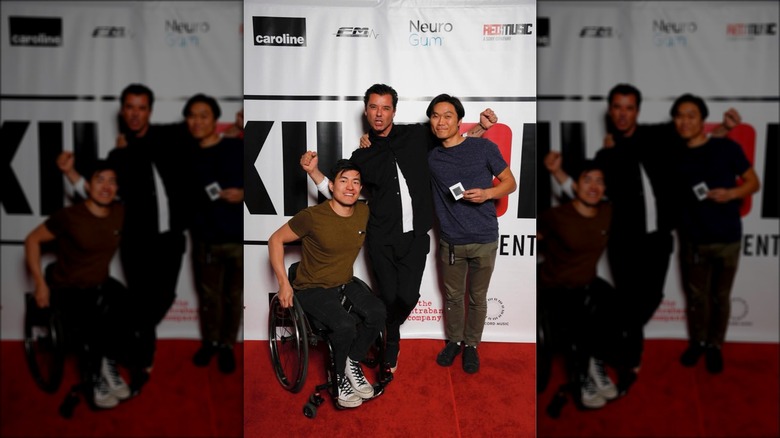 Neuro founders with musician Gavin Rossdale