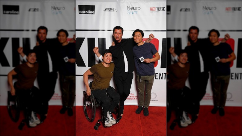 Neuro founders with musician Gavin Rossdale