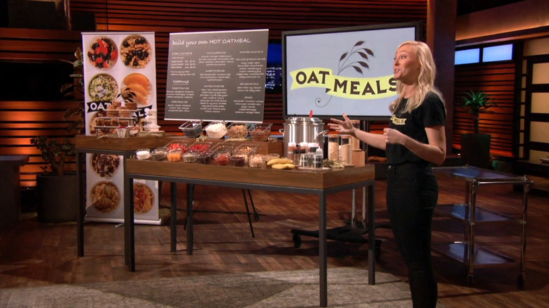 Sam Stephens pitching Oatmeals on Shark Tank Season Season 10