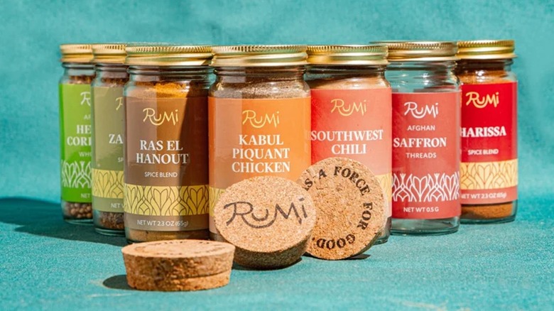 variety of Rumi Spice jars