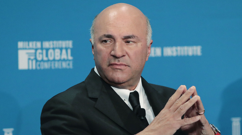 Kevin O'Leary looking off to the side