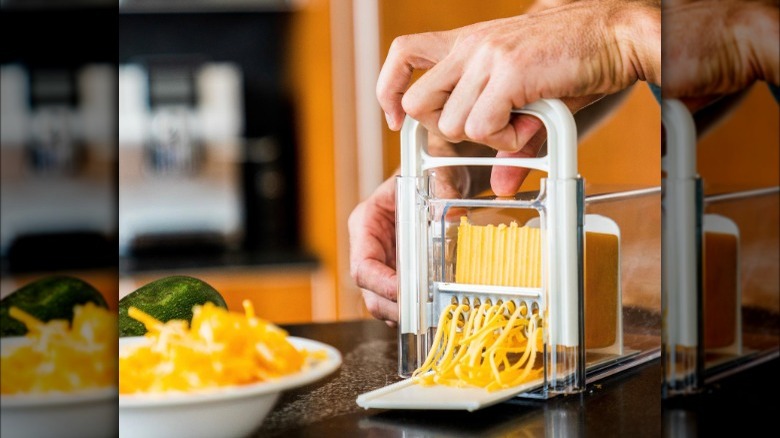 The Cheese Chopper in action