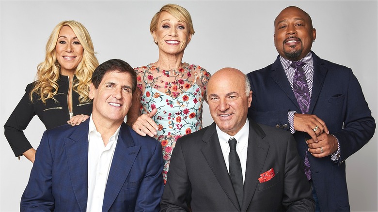 Shark Tank investors smiling