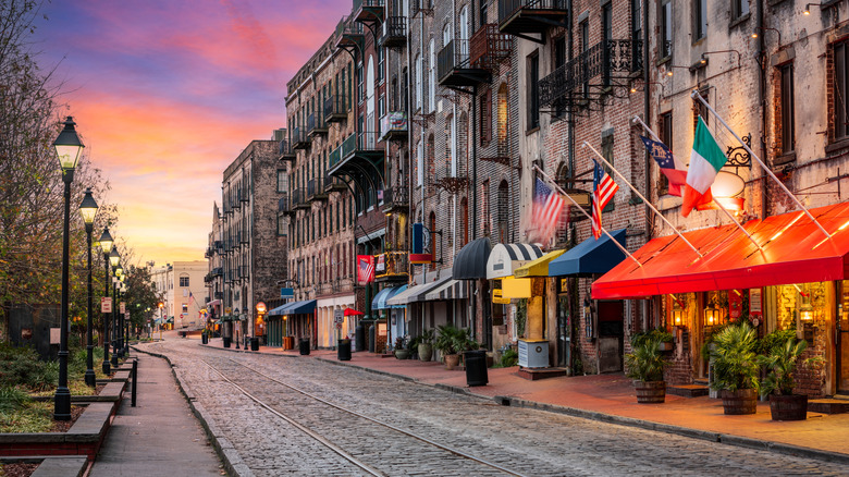 River Street in Savannah, Georgia