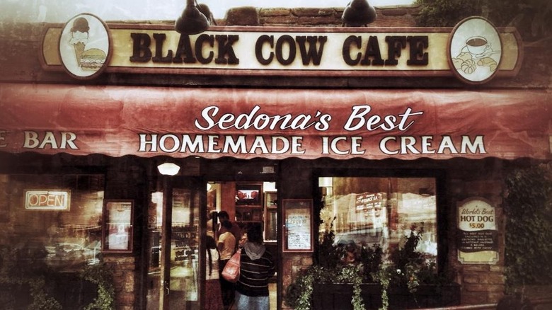 black cow cafe exterior