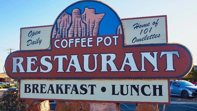 Coffee Pot restaurant sign