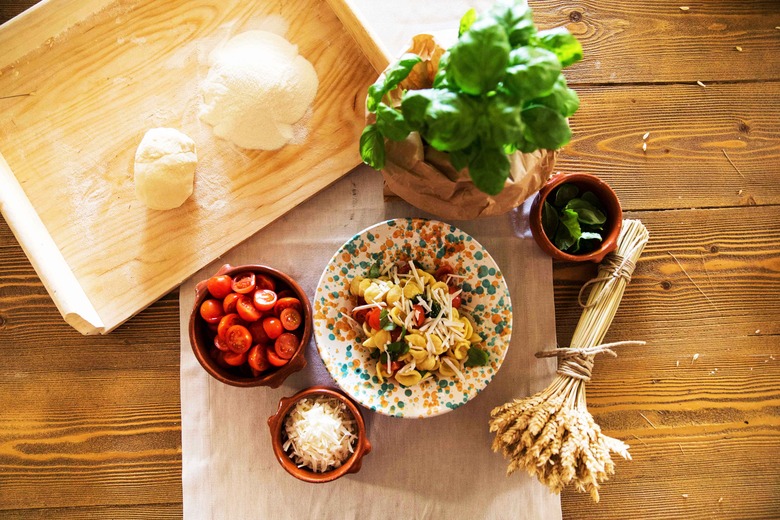 Apulian seafood image al fresco at Masseria San Domenico