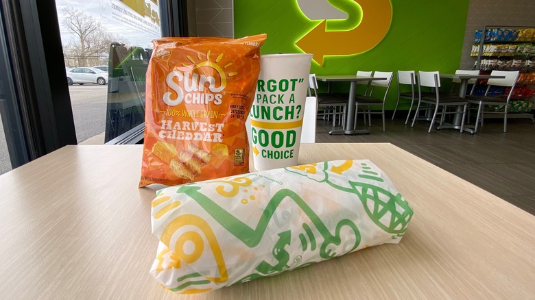 Subway sandwich meal