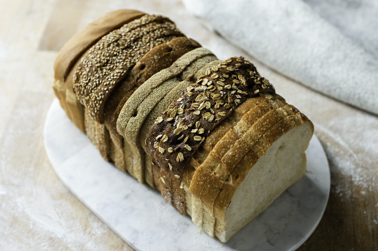 white bread wheat bread multigrain bread