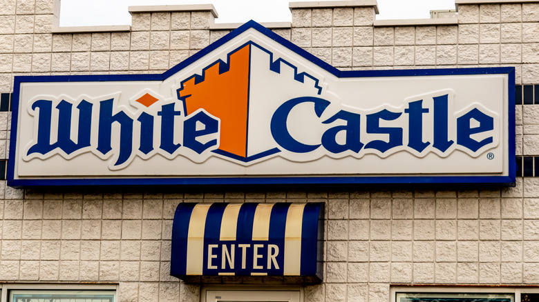 White Castle restaurant sign