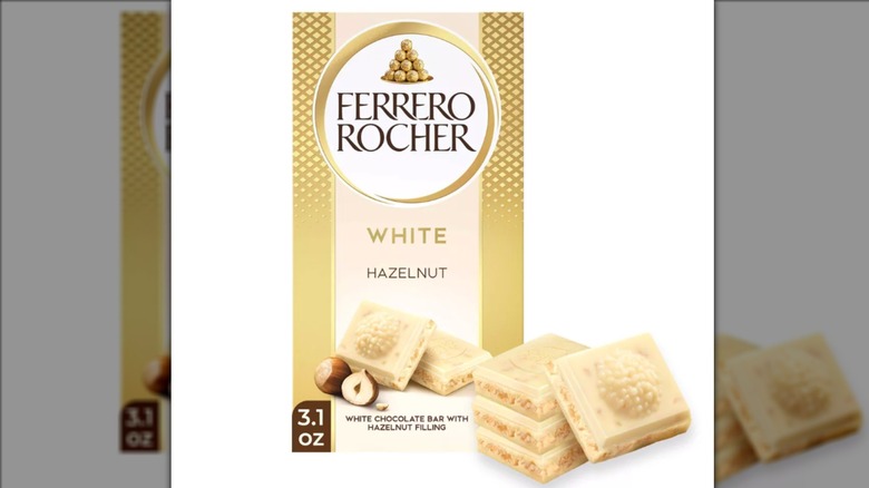 Ferrero Rocher White Chocolate Hazelnut Candy Bar
