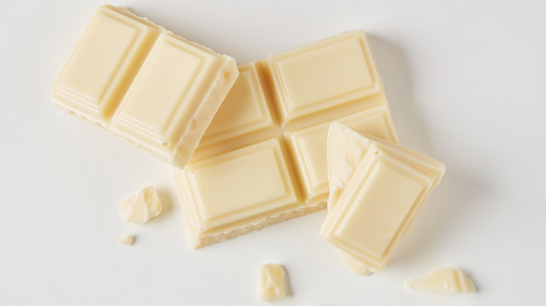 white chocolate bar