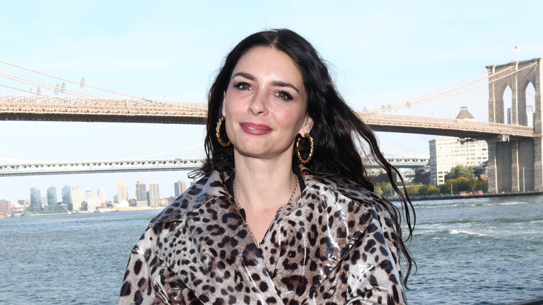 The Pasta Queen talking white kitchen background