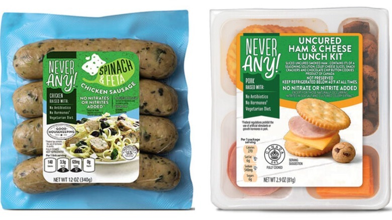 Aldi Never Any! products