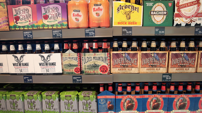 craft beers at Aldi