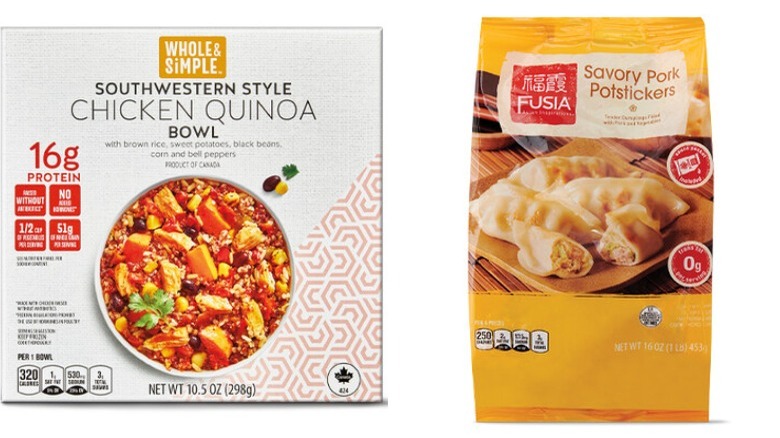 Frozen meals from Aldi