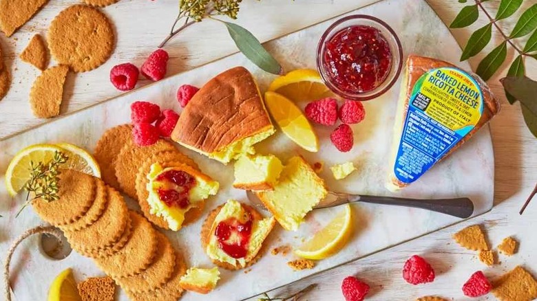 Baked Lemon Ricotta Cheese