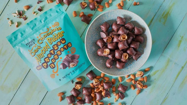 Dark Chocolate Almond Butter Pretzel Nuggets