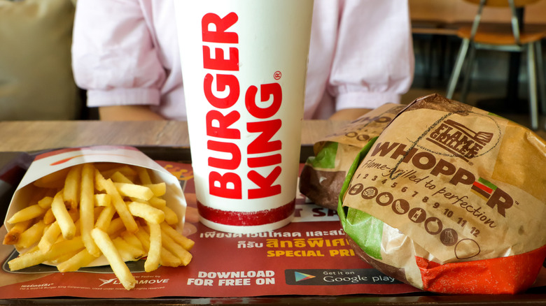 Burger King Whopper meal