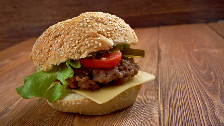 McDonald's Big N' Tasty burger