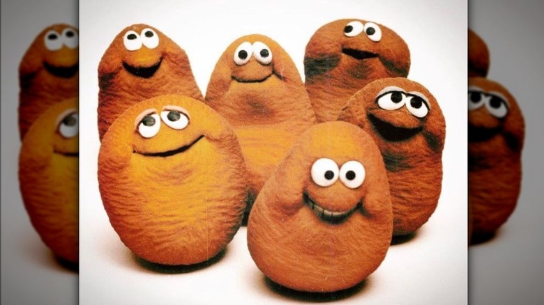 Animated chicken McNuggets