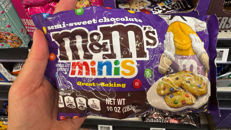 Package of M&M's minis
