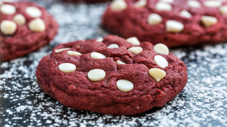 Red velvet cookies