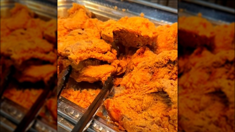 Golden Corral's fried chicken