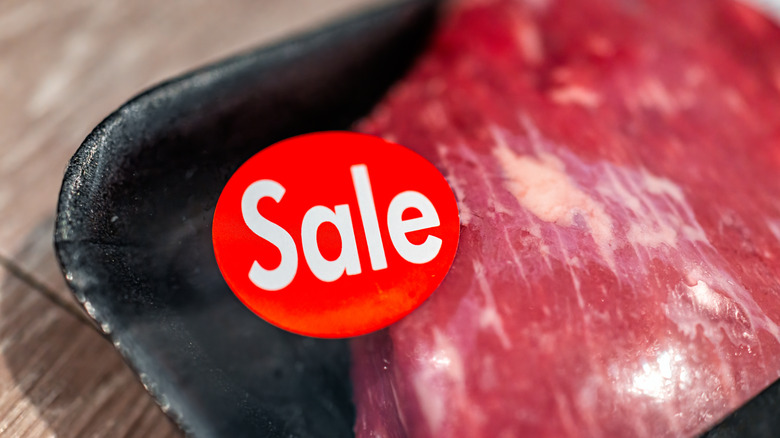 Discounted meat
