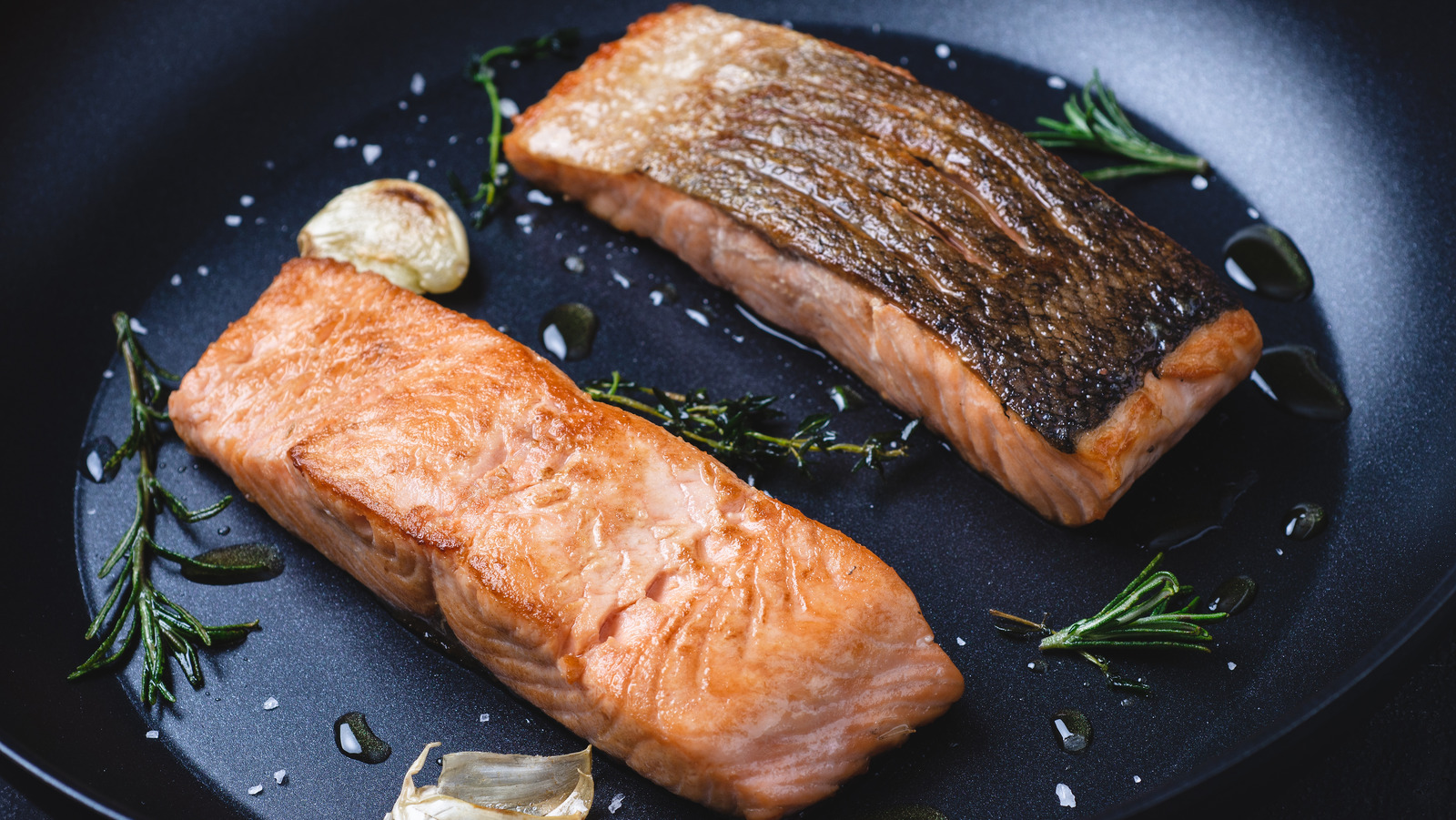 Why It Pays To Sear Salmon In A NonStick Pan