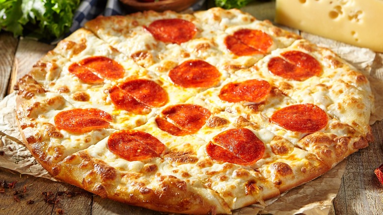 Pepperoni pizza