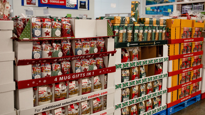 Holiday merch at Costco