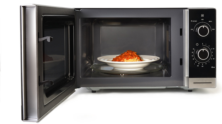 Spaghetti in microwave