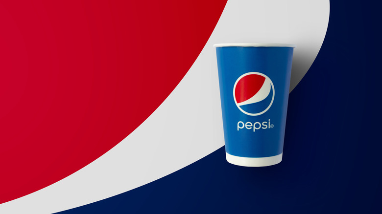 Pepsi branded cup