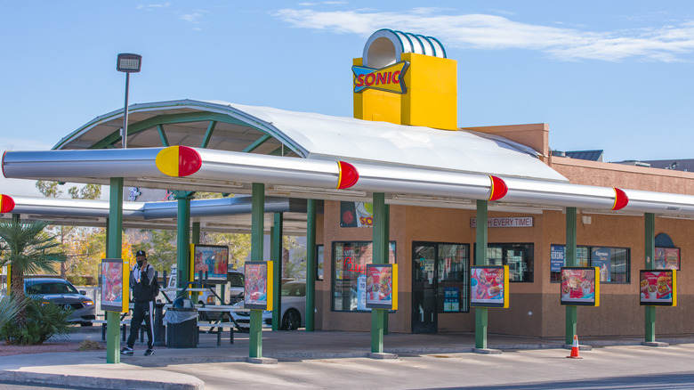 Sonic Drive-In restaurant stalls