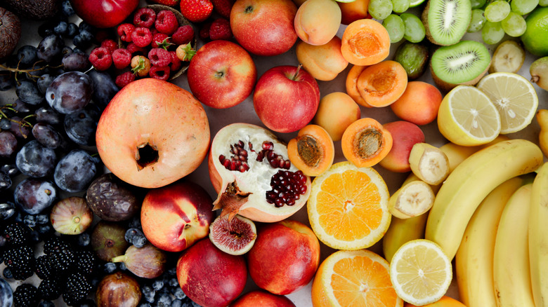 an array of fresh fruit