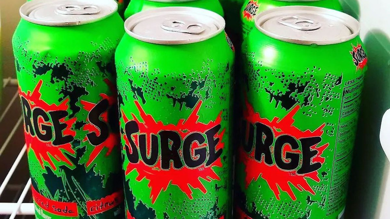 cans of surge
