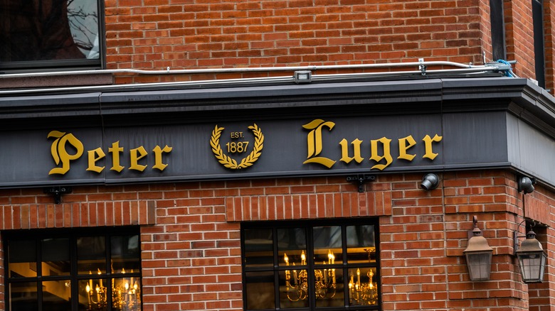Peter Luger Steak House sign