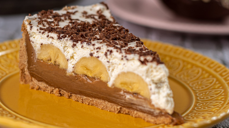 A slice of Banoffee pie