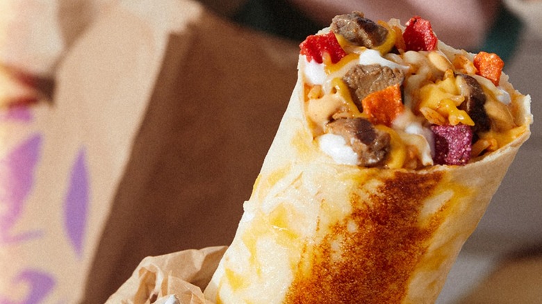 Steak burrito taco bell