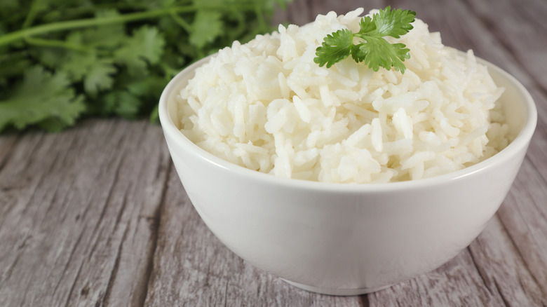 bowl of cooked white rice