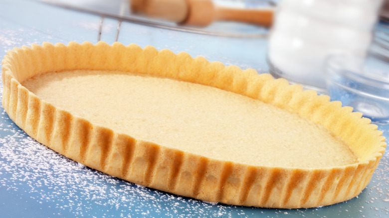 Prebaked pie crust