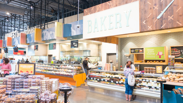 Bakery department at Whole Foods