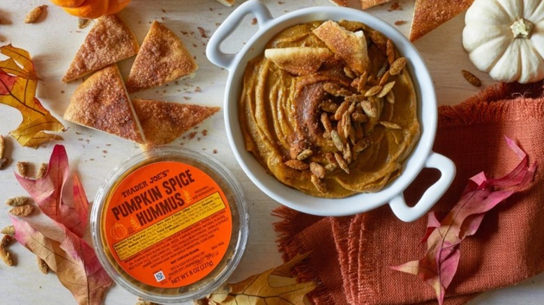Trader Joe's pumpkin spice hummus