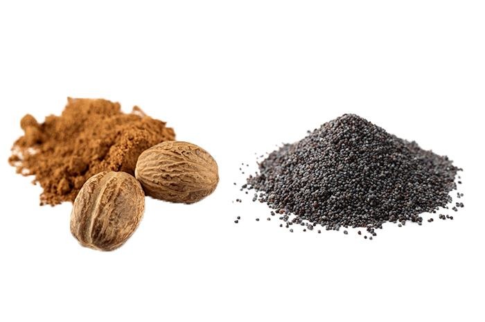 Nutmeg and Poppy Seeds