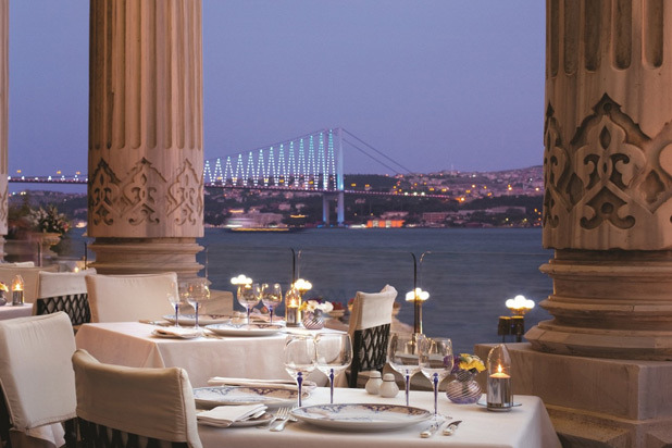 5. Tuğra Restaurant and Lounge in the Ciragan Palace in Istanbul