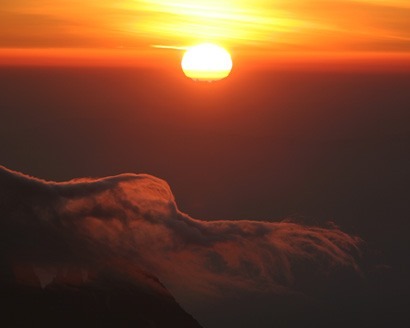 Sunrise from Kilimanjaro